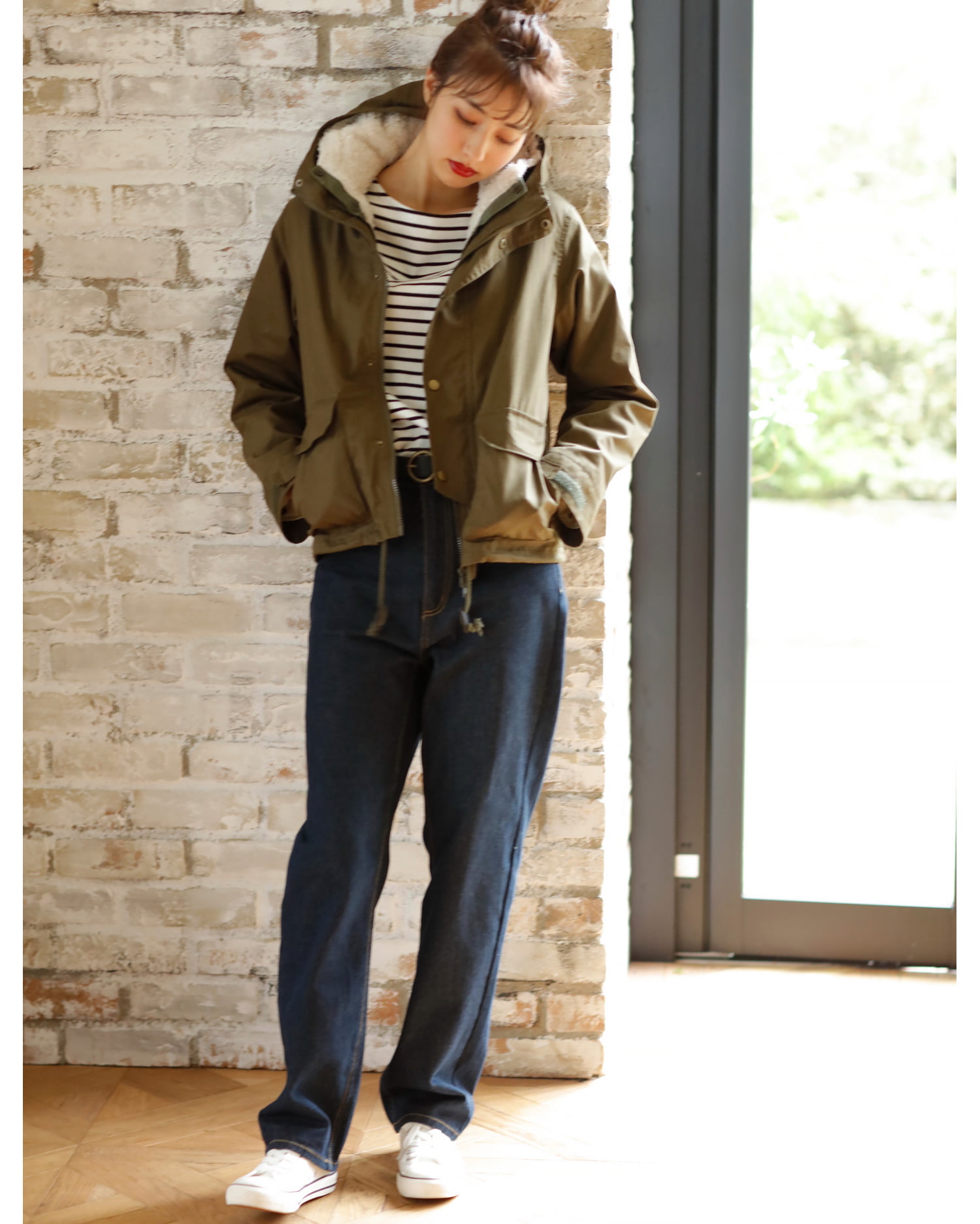 ベルト付きハイウエストストレートパンツ|INGNI(イング) 公式 ベルト付きハイウエストストレートパンツ|INGNI(イング) 公式