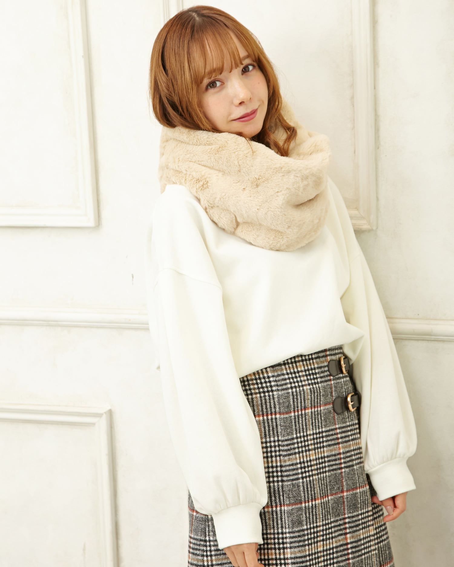 uru ピスタチオカラースリットスウェット itochi ｲﾄﾁ - Azuma urake lace up neck sweatshirt ｱｽﾞﾏ裏毛ｽ