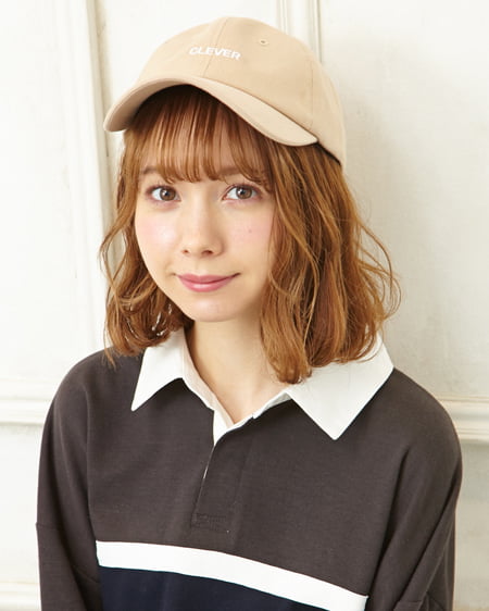 INGNI（イング） CLEVER刺繍CAP ﾍﾞｰｼﾞｭ