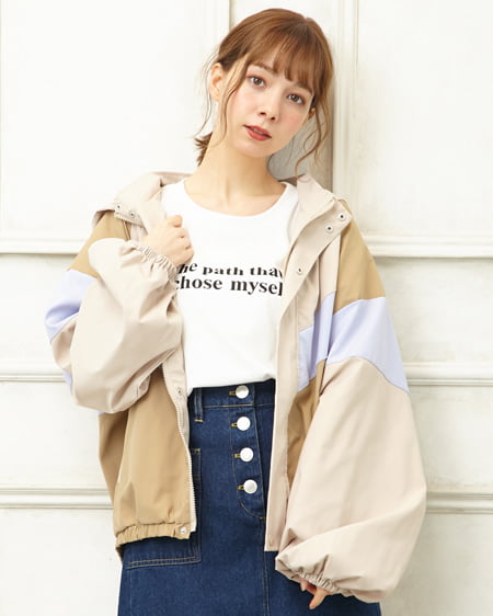 コーディネート カラーロゴ半袖 Tシャツ 台形スカート カラーブロッキングスポーツブルゾン Ingni イング 公式通販 Ingni Store イングストア コーディネート カラーロゴ半袖 Tシャツ 台形スカート カラーブロッキングスポーツブルゾン Ingni イング 公式通販 Ingni Store イングストア