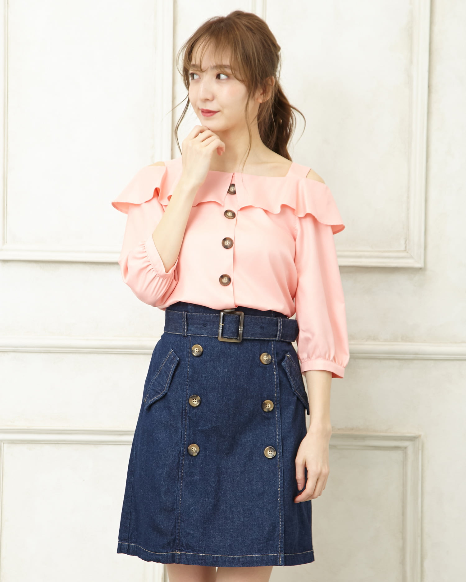 トップス nimama オフショルトップス／7分袖｜allamanda(アラマンダ) 公式通販