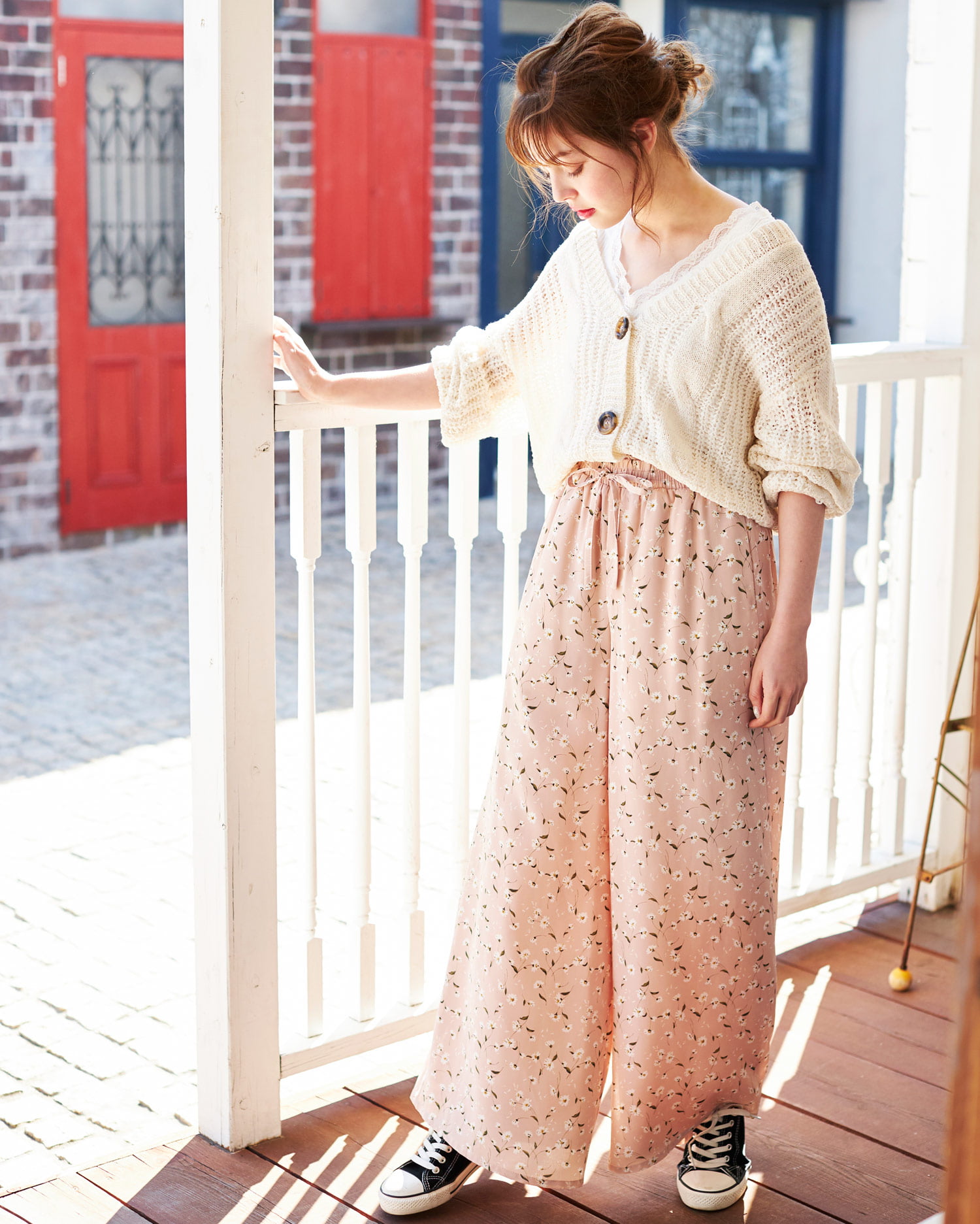 花柄イージーワイド／パンツ｜INGNI(イング) 公式通販｜INGNI STORE