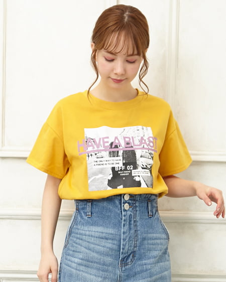 INGNI(イング) 転写Tシャツ ﾏｽﾀｰﾄﾞ