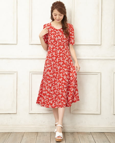 ★SALE★ GHANDA 花柄ワンピース Penny Dress Penny Dress | Ghanda Clothing