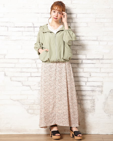 INGNI(イング) 襟レース/タンクトップ オフホワイト