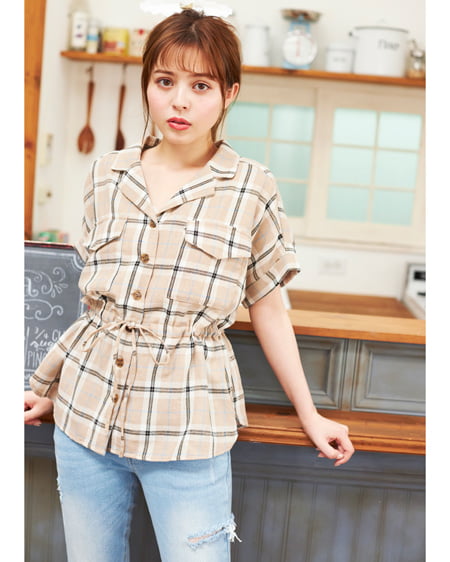 INGNI(イング) 襟レース/タンクトップ オフホワイト