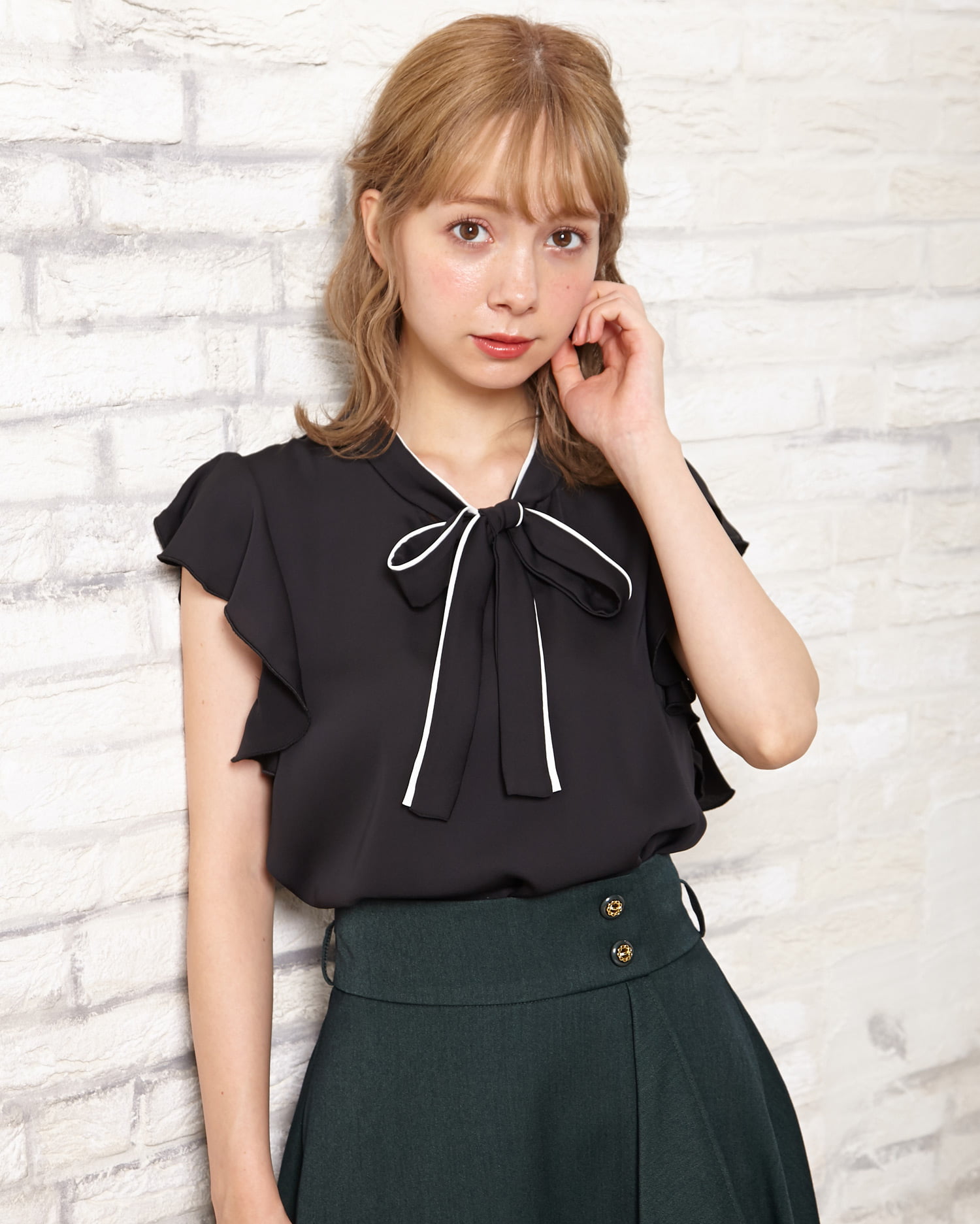 ボウタイフリル／ブラウス｜INGNI(イング) 公式通販｜INGNI STORE