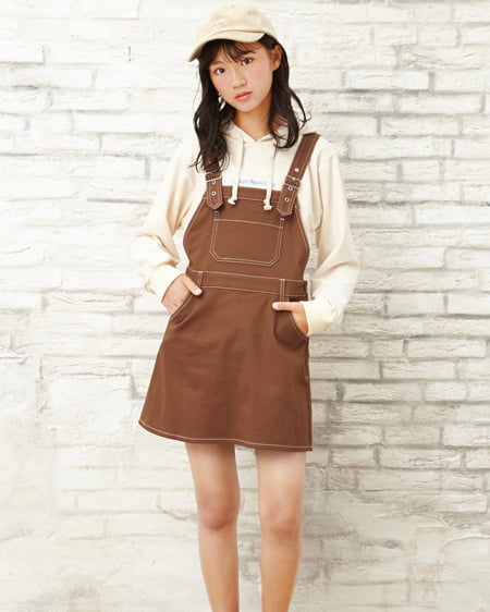 INGNI(イング) コーデュロイ・ロゴ/CAP ベージュ