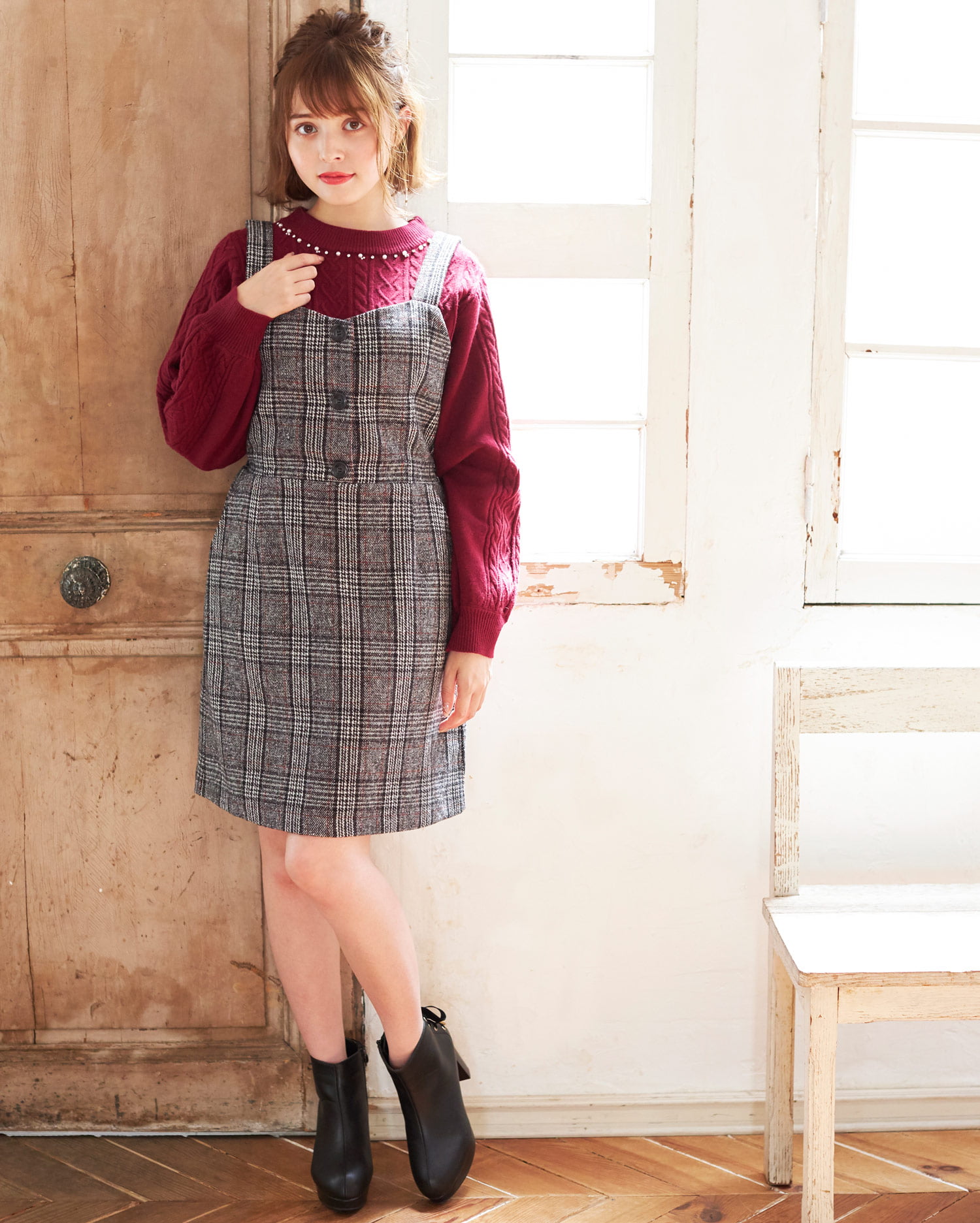 BackレースUP／ジャンスカ｜INGNI(イング) 公式通販｜INGNI STORE