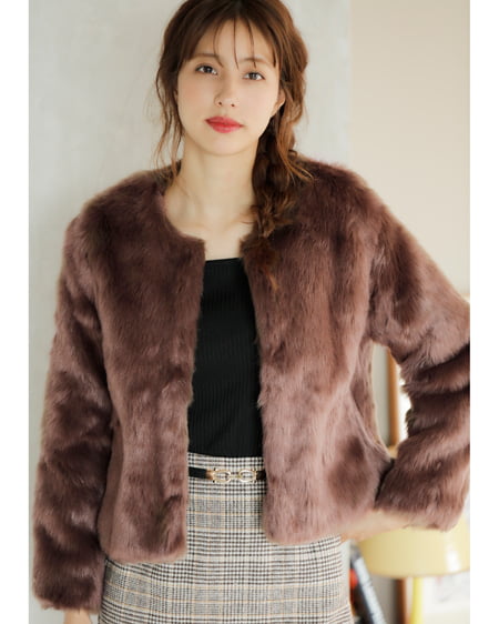 INGNI(イング) リブスクエアネック/トップス クロ