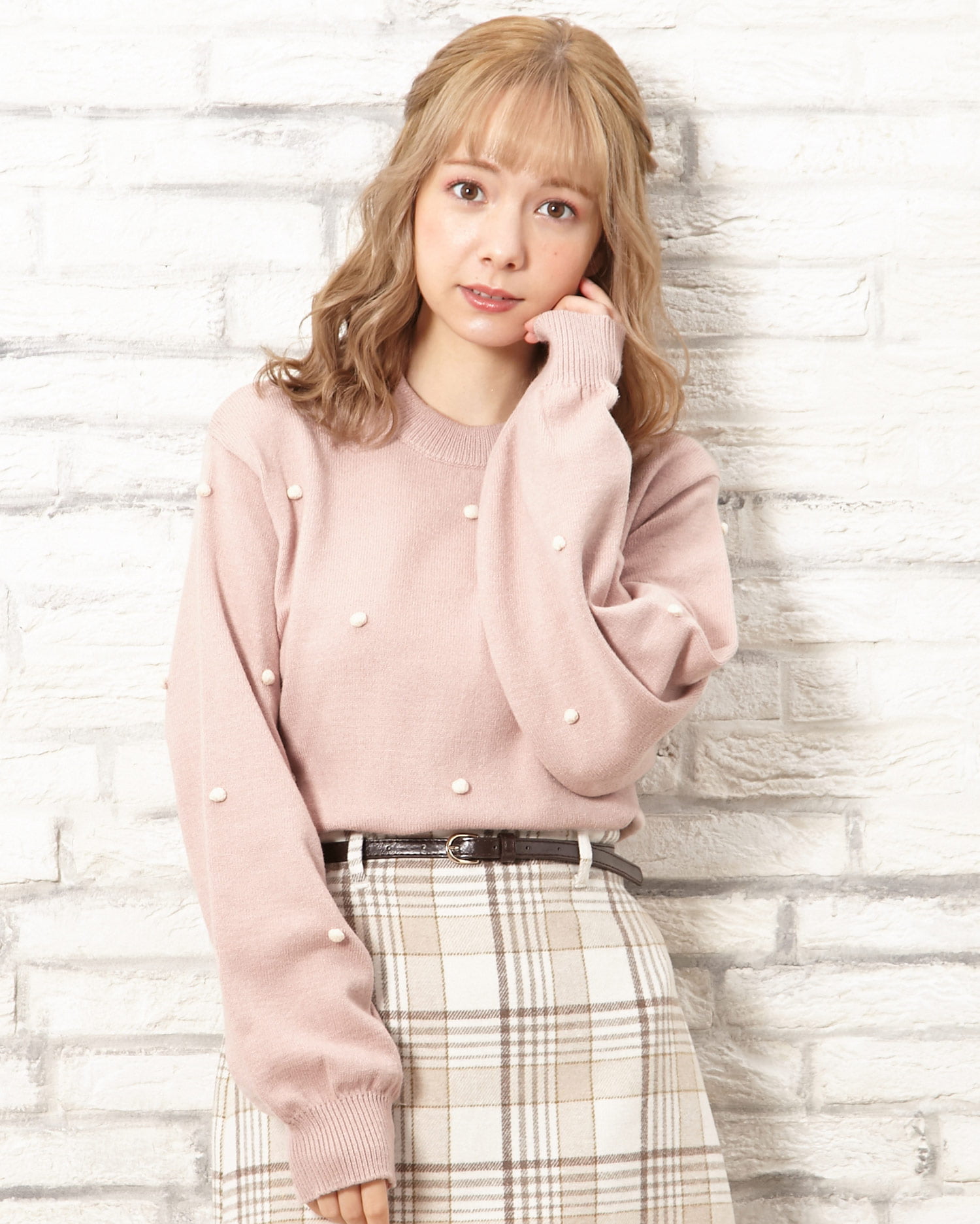 yoli コットンロングニット　ベージュ yoli コットンロングニット ベージュ