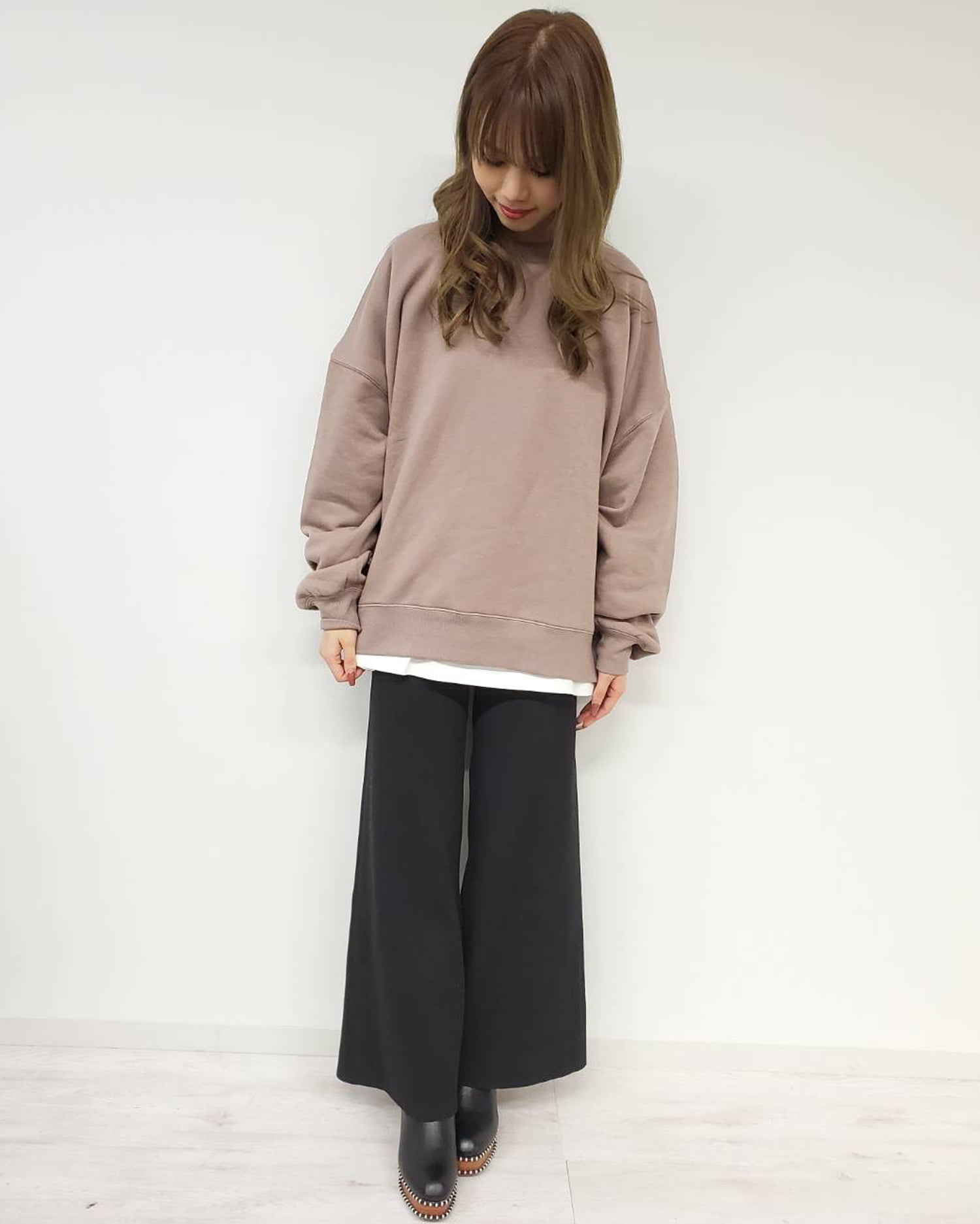 ニット／リブワイドパンツ｜INGNI(イング) 公式通販｜INGNI STORE