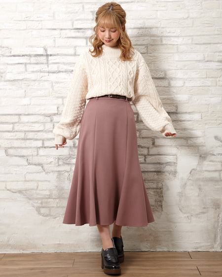 INGNI（イング） パール付きケーブルニット ｱｲﾎﾞﾘｰ