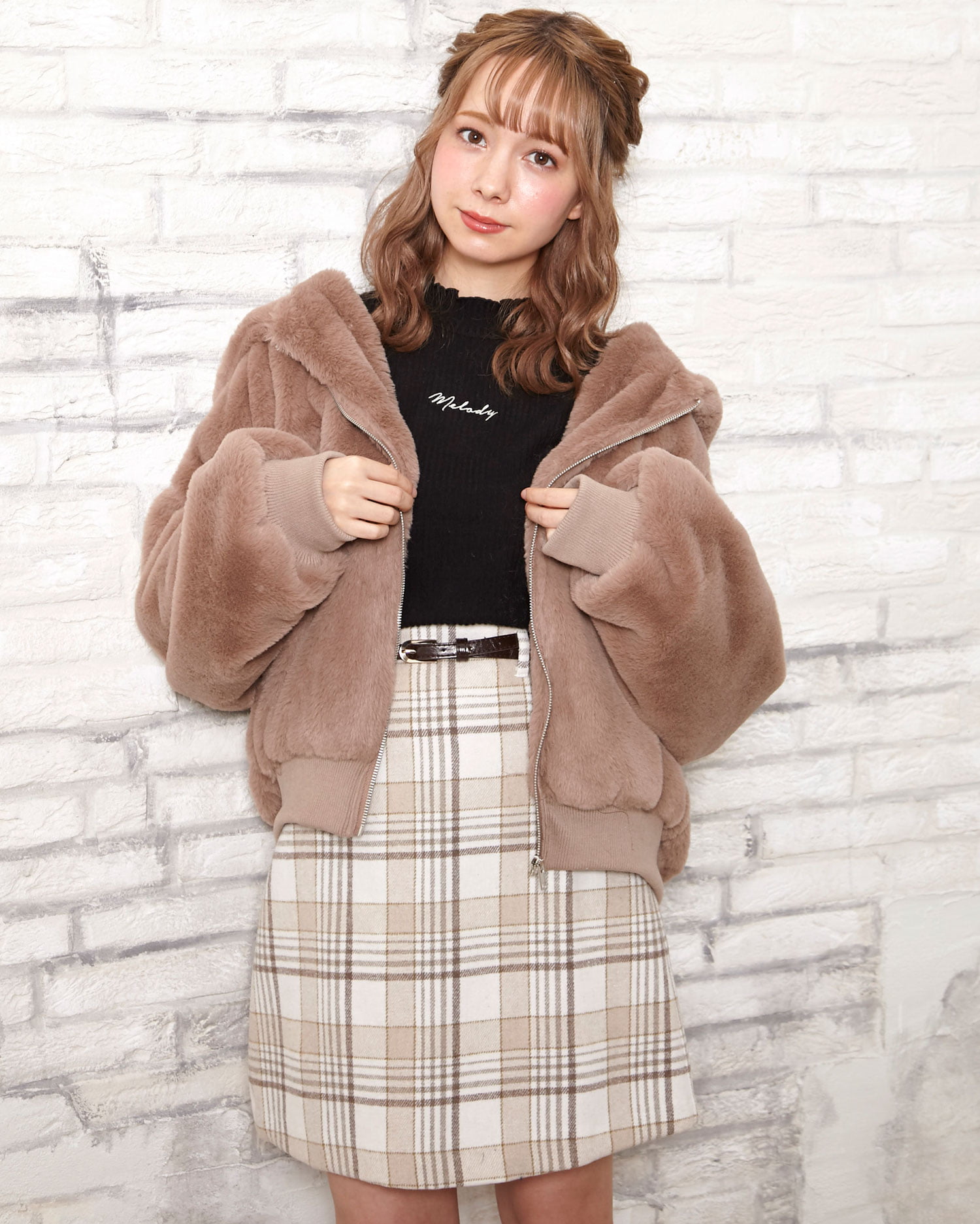 エコファーパーカーブルゾン｜INGNI(イング) 公式通販｜INGNI STORE