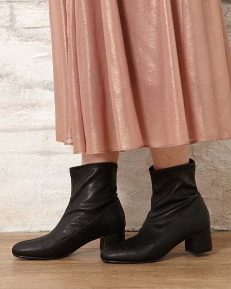 INGNI(イング) ストレッチブーツ クロ