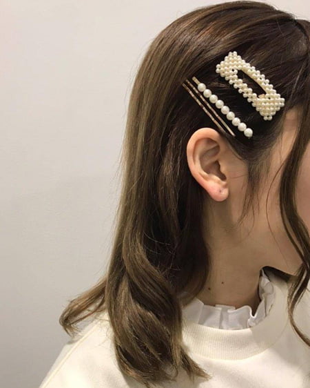 INGNI(イング) SETピン ラベンダー/グレーA