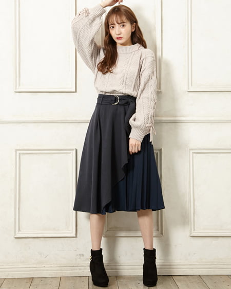 INGNI(イング) ビット付きショートブーツ クロ