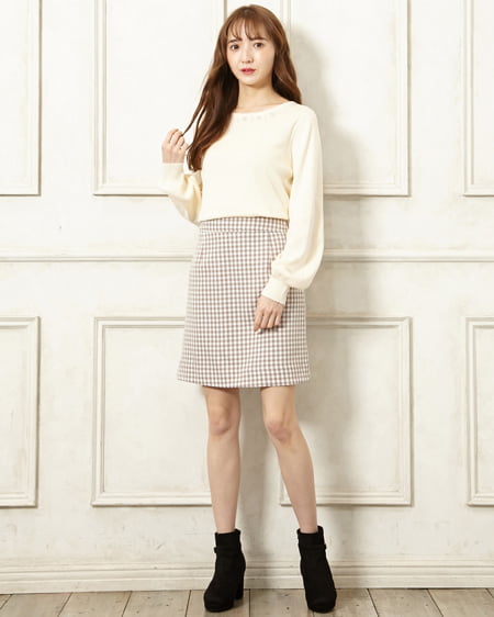 INGNI(イング) ビット付きショートブーツ クロ