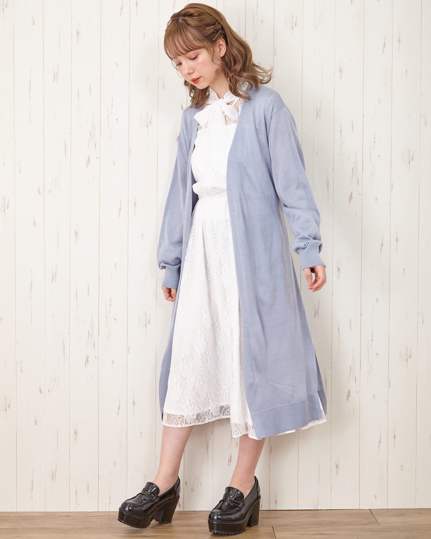 天竺サッシュ付ロングカーディガン Ingni イング 公式通販 Ingni Store