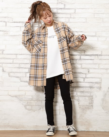 INGNI（イング） ベーシックロゴロンTシャツ ｵﾌﾎﾜｲﾄ