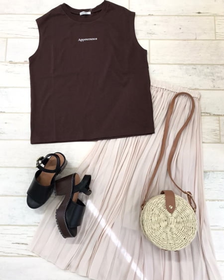 INGNI（イング） JZプリーツ／スカート ｸﾞﾚｰｼﾞｭ