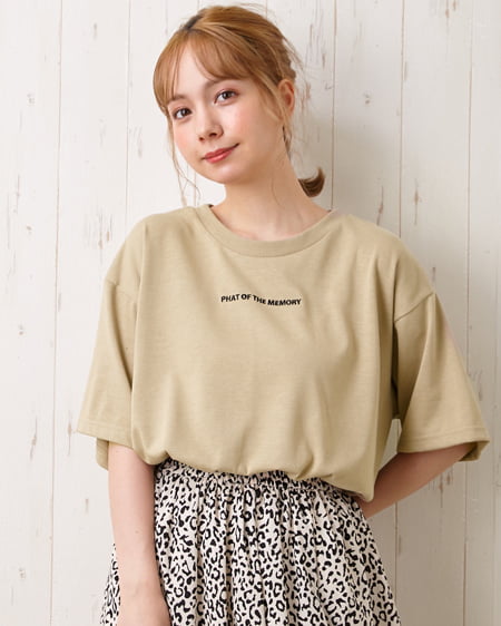 INGNI（イング） BackフォトTシャツ ﾍﾞｰｼﾞｭ