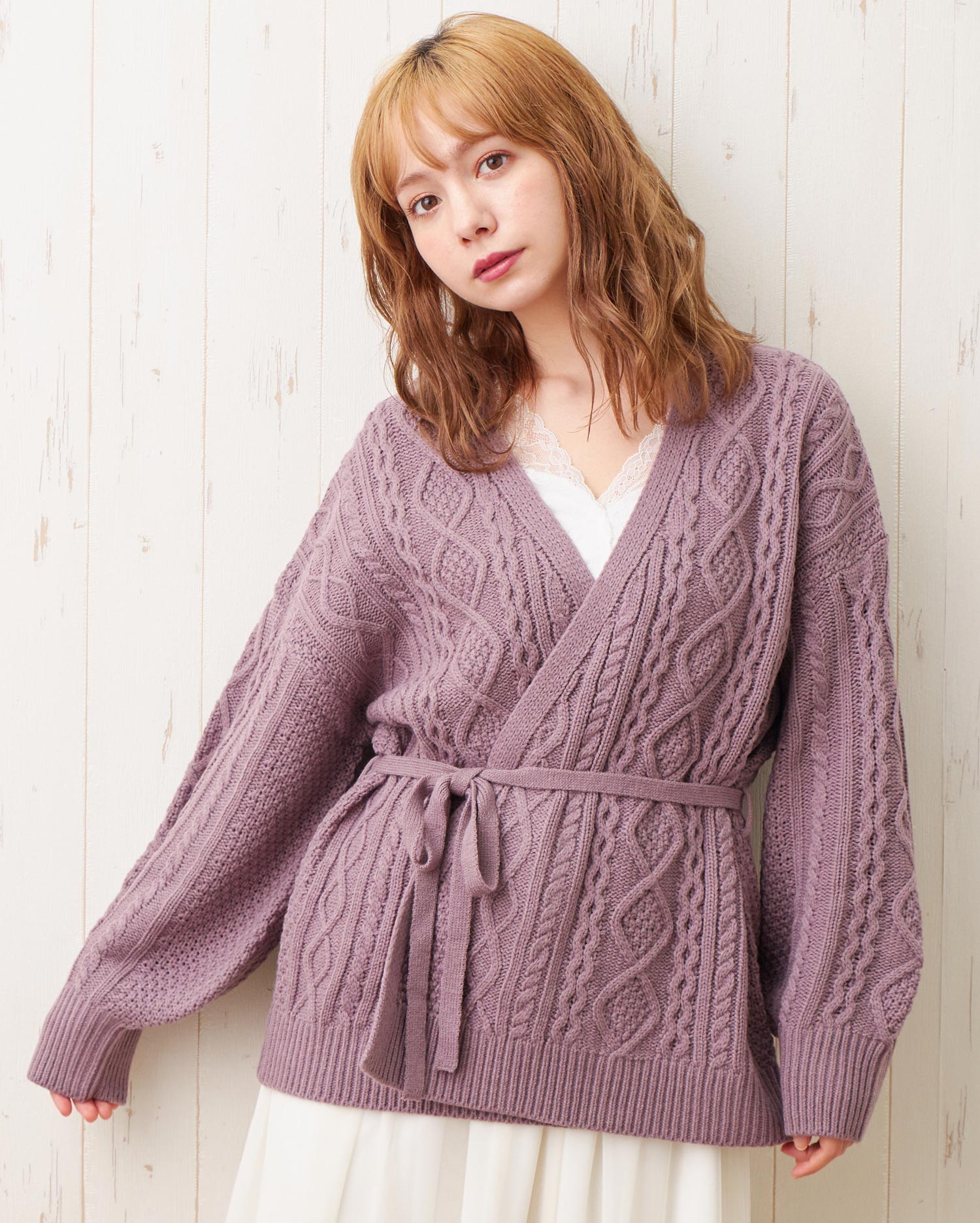 ケーブルカシュクール カーディガン ｏｕｔｌｅｔ Ingni イング 公式通販 Ingni Store