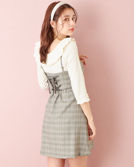 Backレースアップキャミミニ ワンピース Allamanda アラマンダ 公式通販 Ingni Store