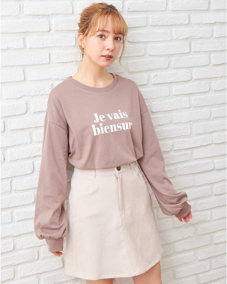 INGNI（イング） SWEET／ロゴロングTシャツ ﾓｶ