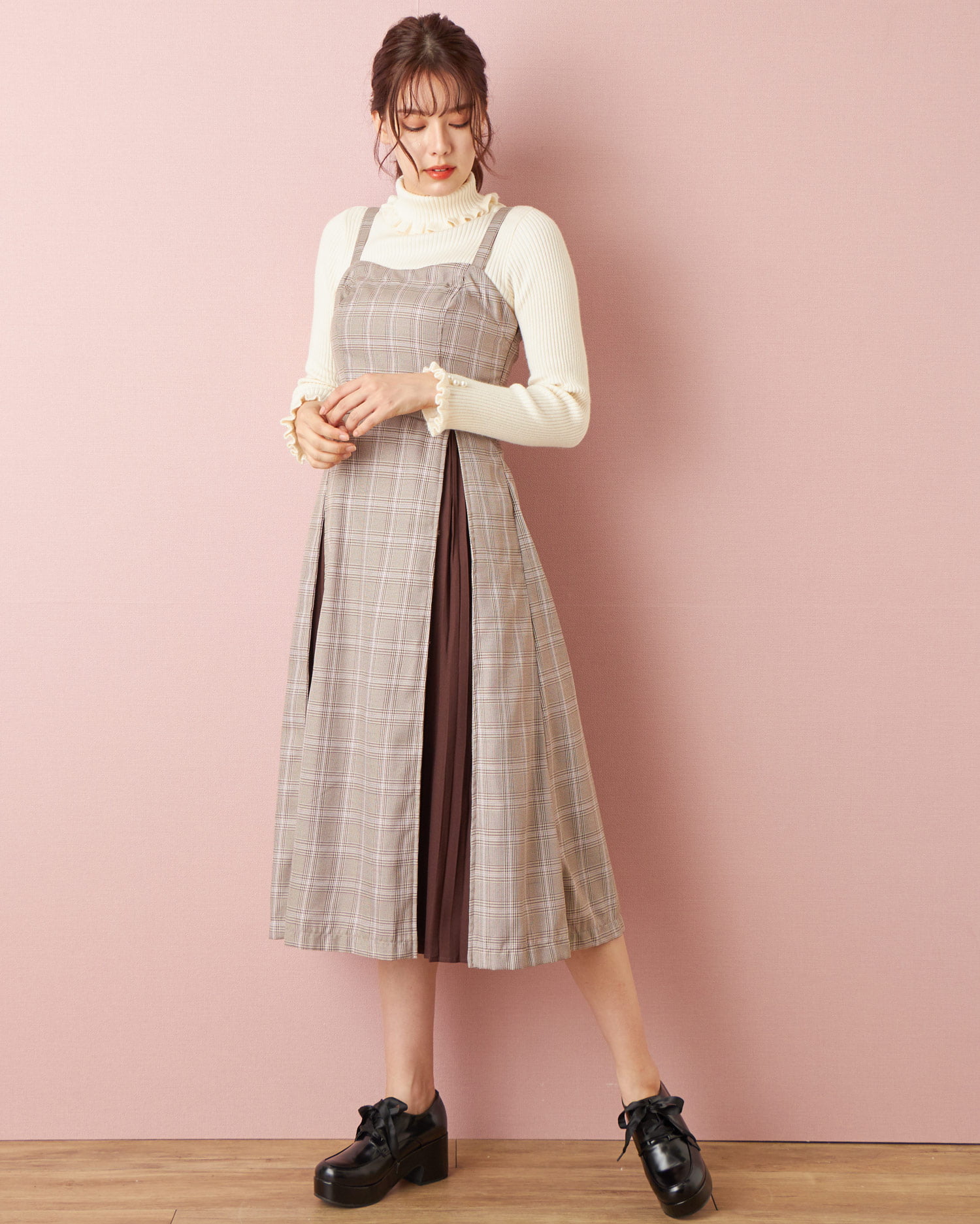 プリーツ切替ロングジャンスカ Allamanda アラマンダ 公式通販 Ingni Store プリーツ切替ロングジャンスカ Allamanda アラマンダ 公式通販 Ingni Store