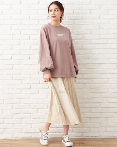 INGNI（イング） ベーシックロゴロングTシャツ ﾓｶ