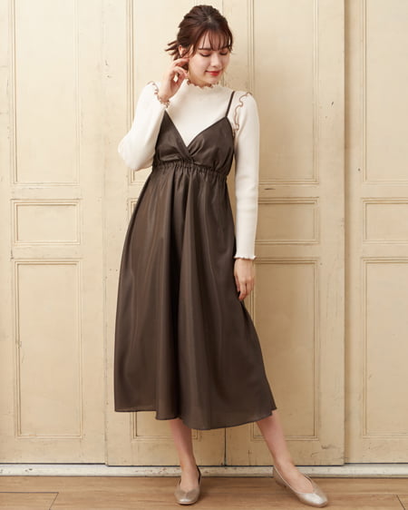 Allamanda アラマンダ ラメシアー キャミワンピース ｏｕｔｌｅｔ Allamanda アラマンダ 公式通販 Ingni Store