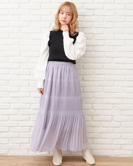 INGNI(イング) スクエアトゥストレッチブーツ アイボリー