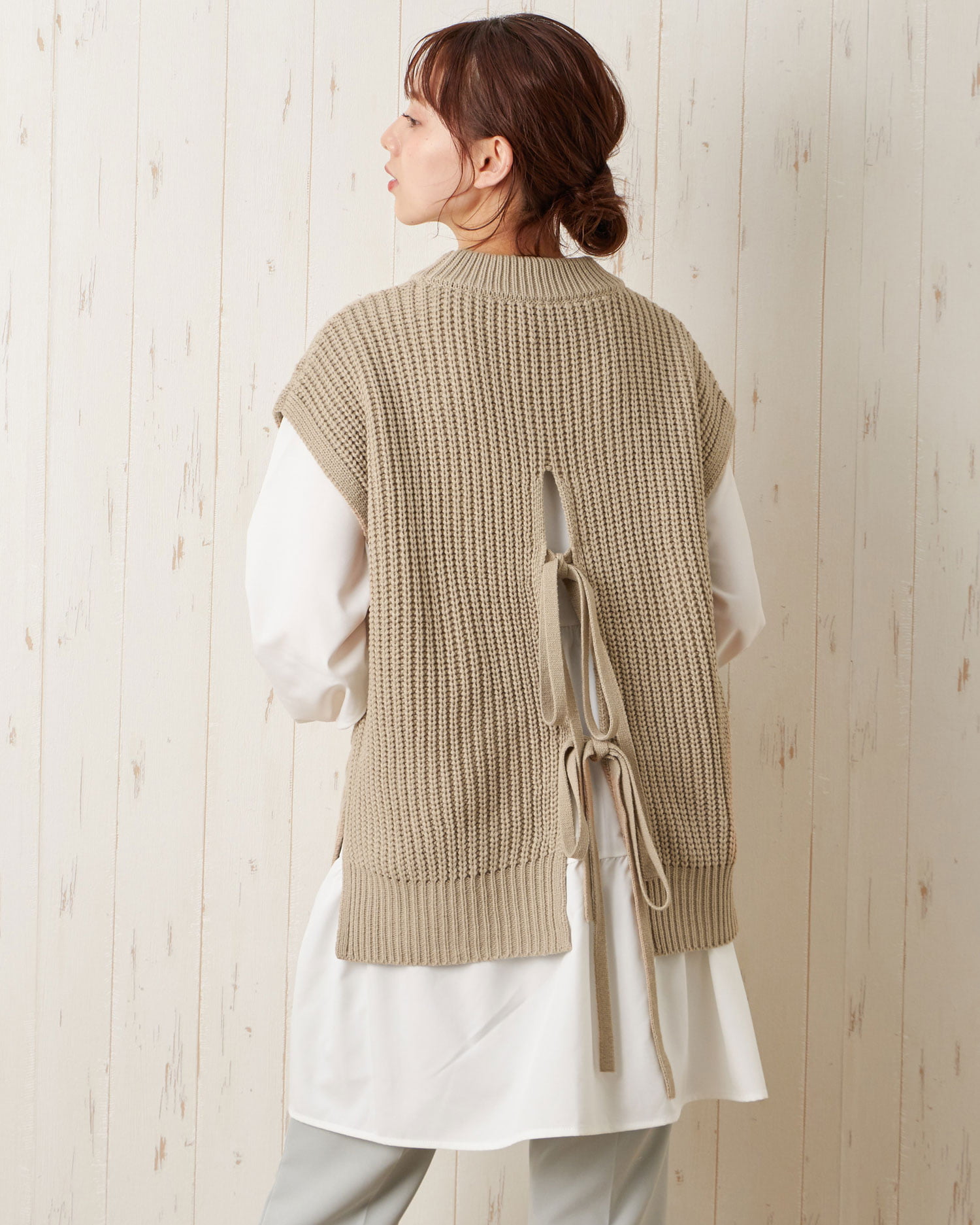 セットアップ バックリボンベストset outlet Ingni イング 公式通販 Ingni Store セットアップ バックリボンベストset outlet Ingni イング 公式通販 Ingni Store