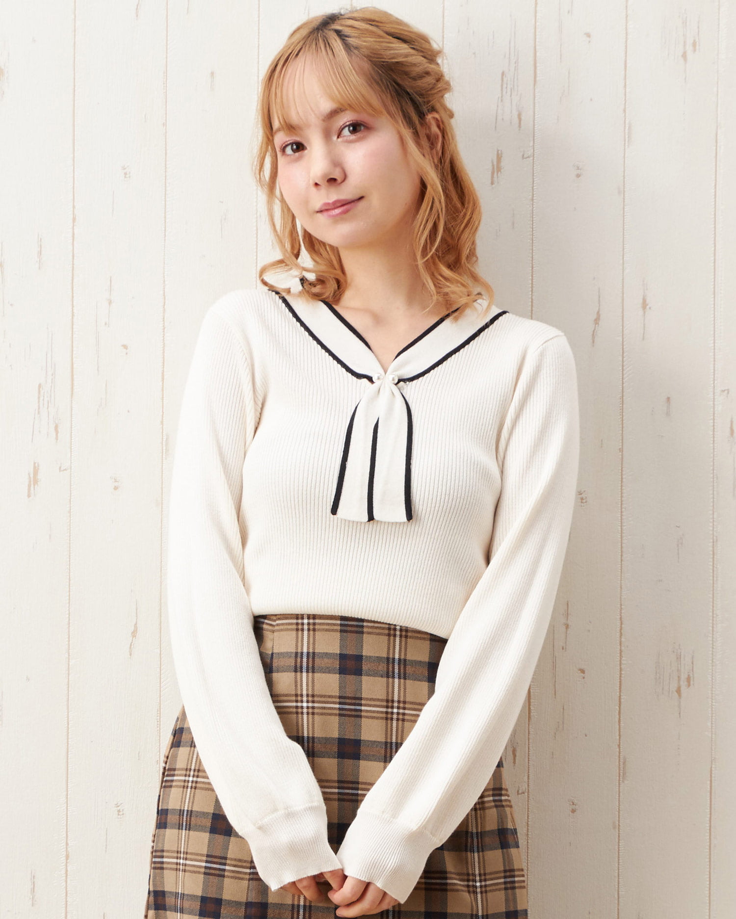 ボウタイリブニット ｏｕｔｌｅｔ Ingni イング 公式通販 Ingni Store