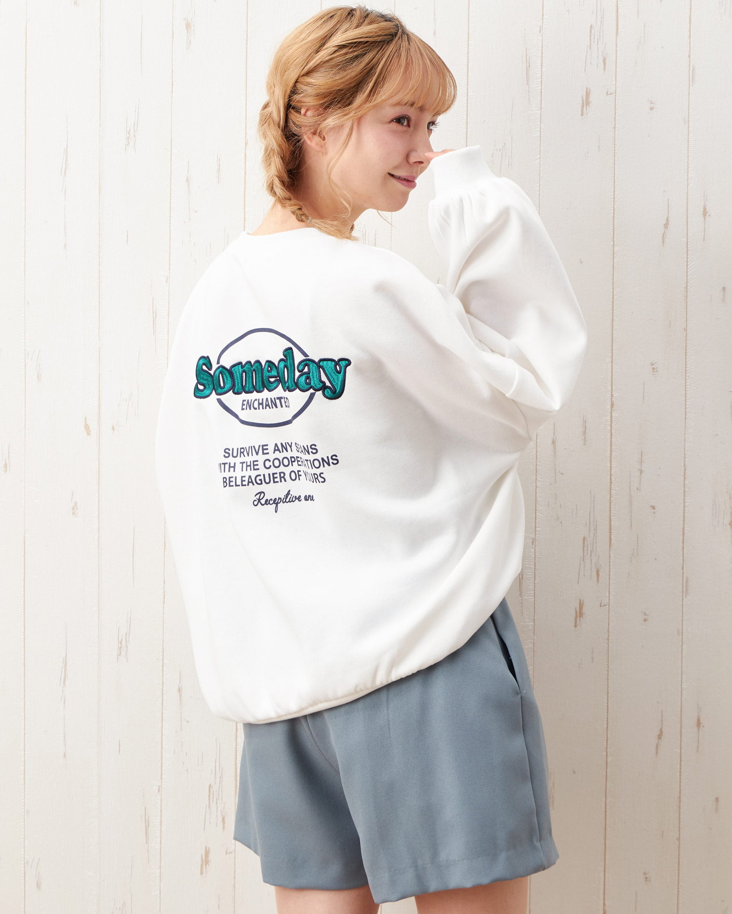 バックサークルロゴ起毛／スウェットプルオーバー｜INGNI(イング) 公式通販｜INGNI STORE