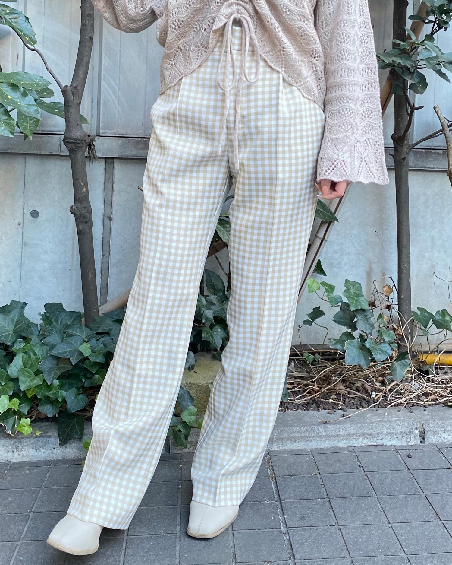 ギンガムセミフレアパンツ Ingni イング 公式通販 Ingni Store ギンガムセミフレアパンツ Ingni イング 公式通販 Ingni Store