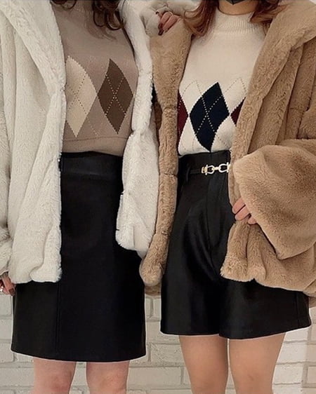 INGNI（イング） ショールカラーエコファーオーバーコート ﾓｶ