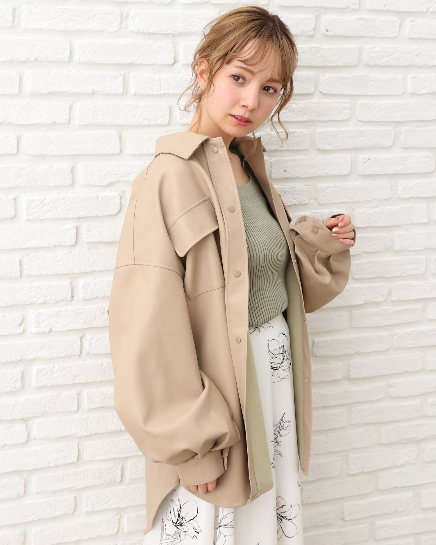 フェイクレザーシャツジャケット Ingni イング 公式通販 Ingni Store