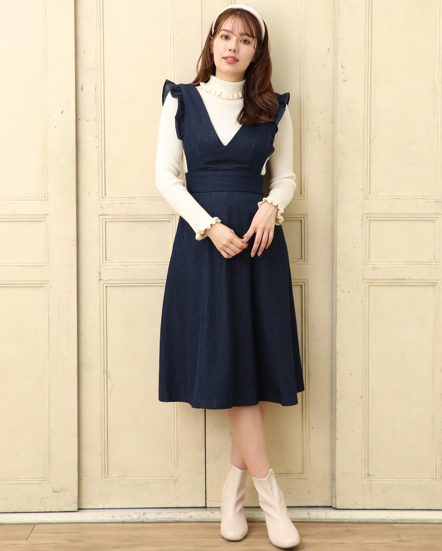 おすすめitem Vネックフリルジャンスカ Allamanda アラマンダ 公式通販 Ingni Store おすすめitem Vネックフリルジャンスカ Allamanda アラマンダ 公式通販 Ingni Store