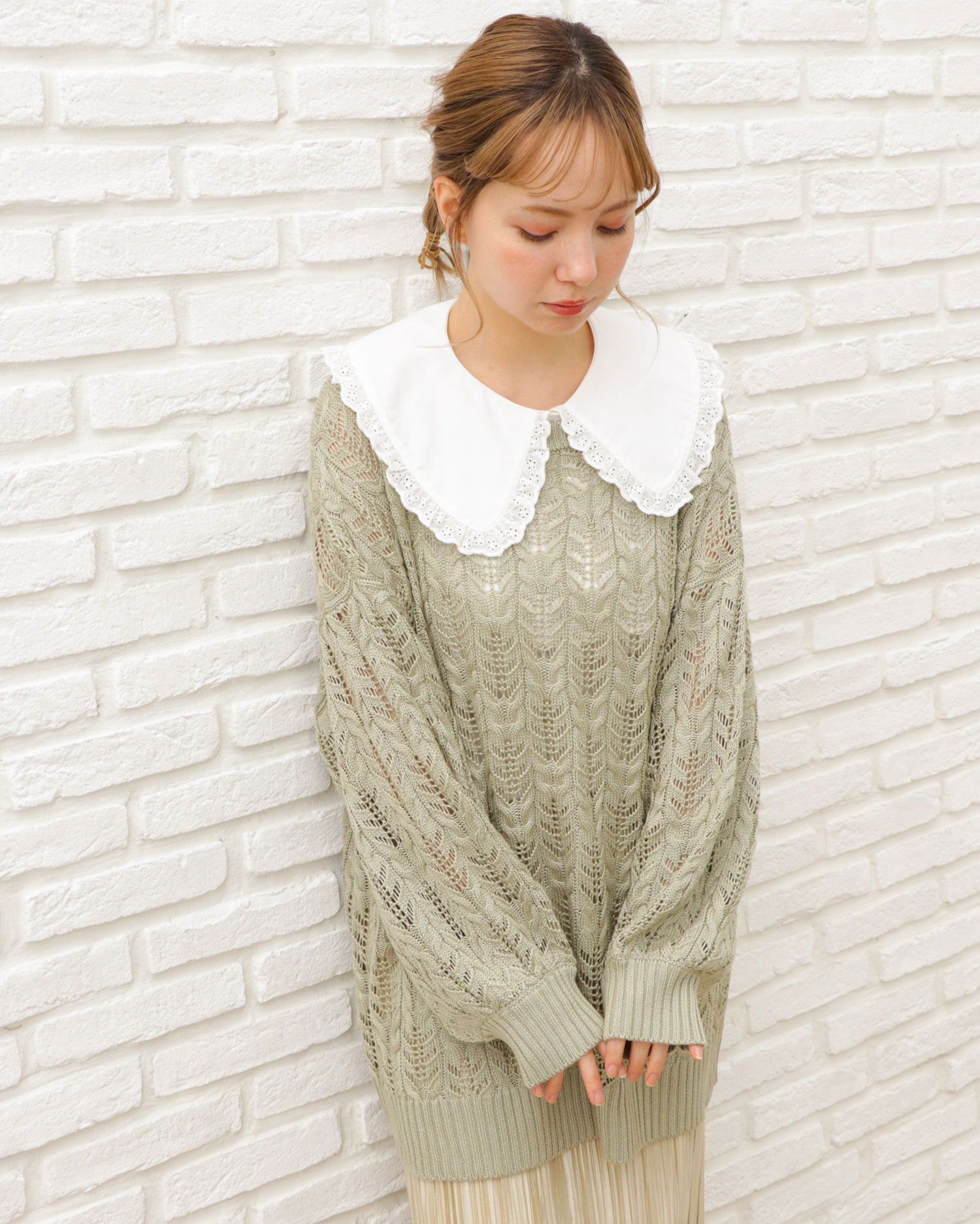 Web限定 スカシニットチュニック トップス Ingni イング 公式通販 Ingni Store Web限定 スカシニットチュニック トップス Ingni イング 公式通販 Ingni Store