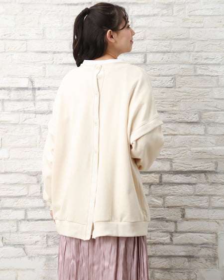 INGNI（イング） スウェット4wayトップス ｱｲﾎﾞﾘｰ