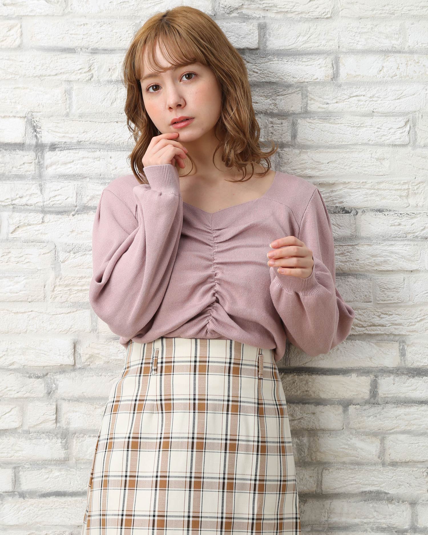 秋の新作 フロントギャザーニット Ingni イング 公式通販 Ingni Store