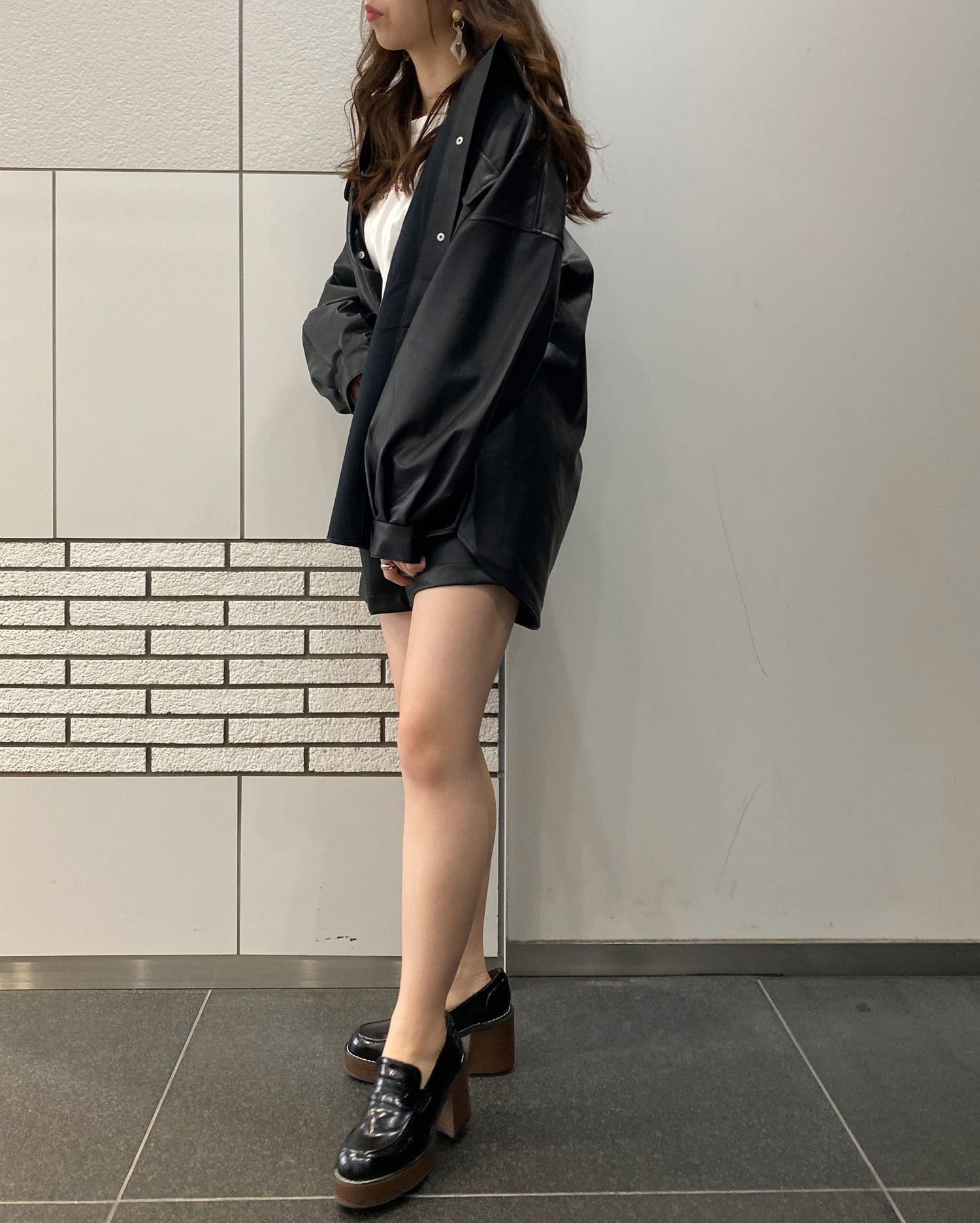 フェイクレザーシャツジャケット Ingni イング 公式通販 Ingni Store フェイクレザーシャツジャケット Ingni イング 公式通販 Ingni Store