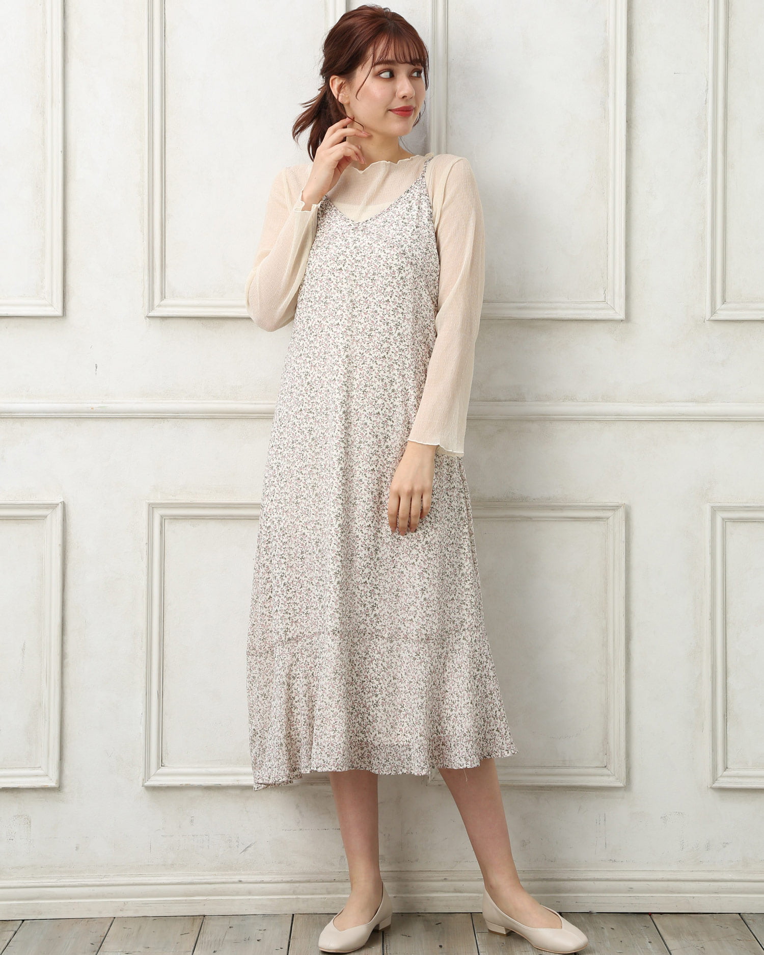 Wストラップキャミ ワンピース Allamanda アラマンダ 公式通販 Ingni Store