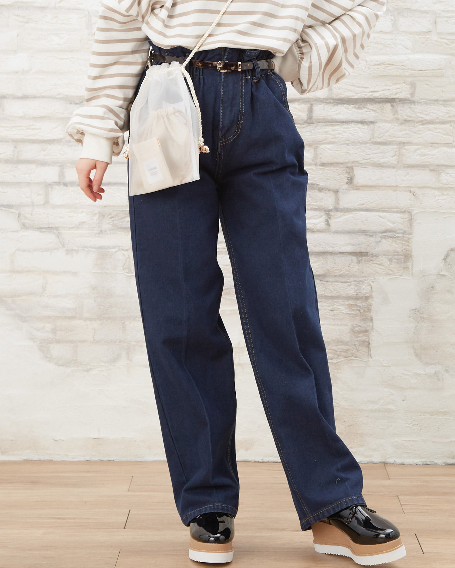 ベルト付デニムワイドパンツ Ingni イング 公式通販 Ingni Store