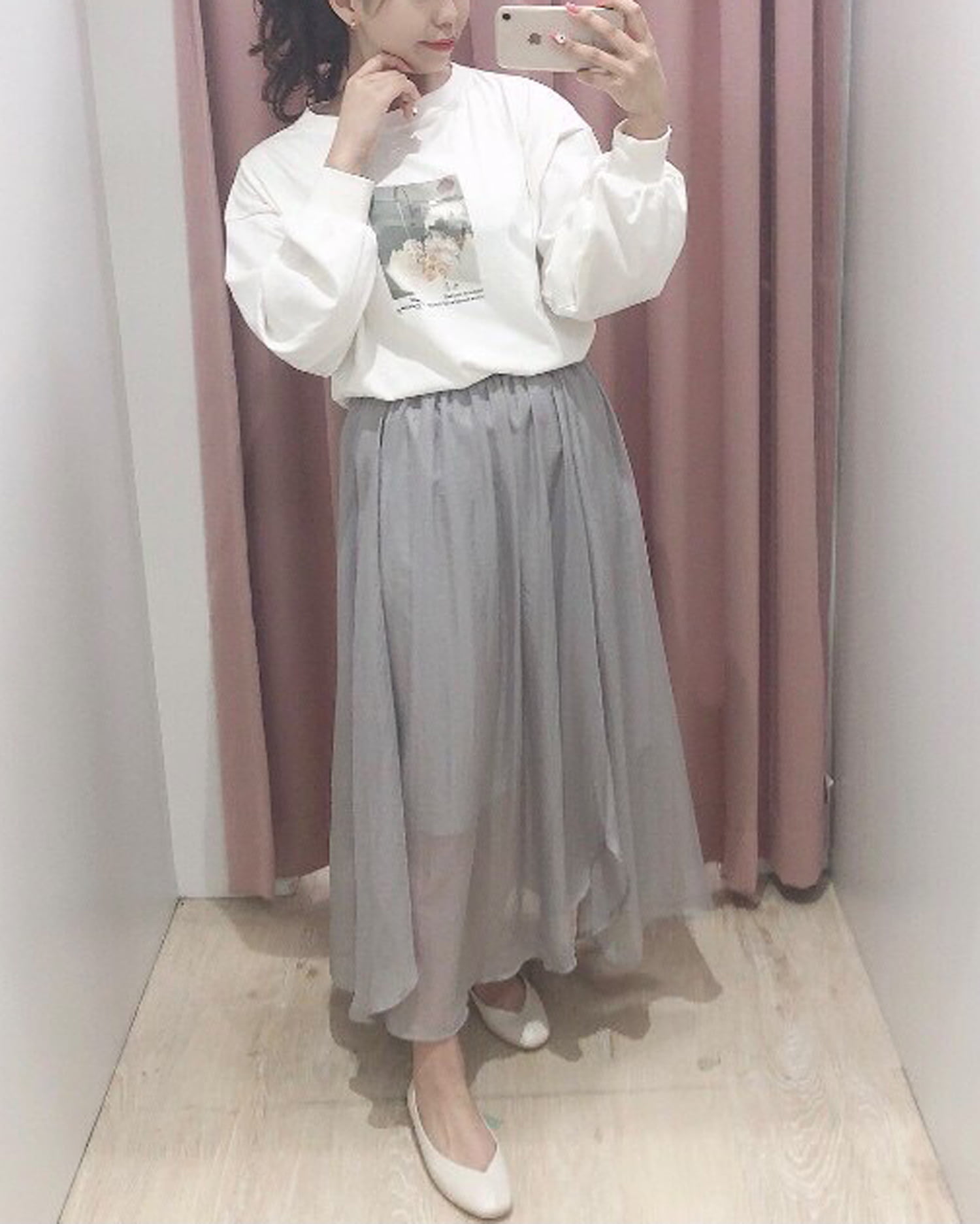 箔プリントシアースカート Allamanda アラマンダ 公式通販 Ingni Store 箔プリントシアースカート Allamanda アラマンダ 公式通販 Ingni Store