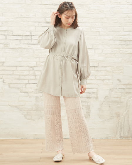 INGNI（イング） スカシニット／パンツ ｱｲﾎﾞﾘｰ