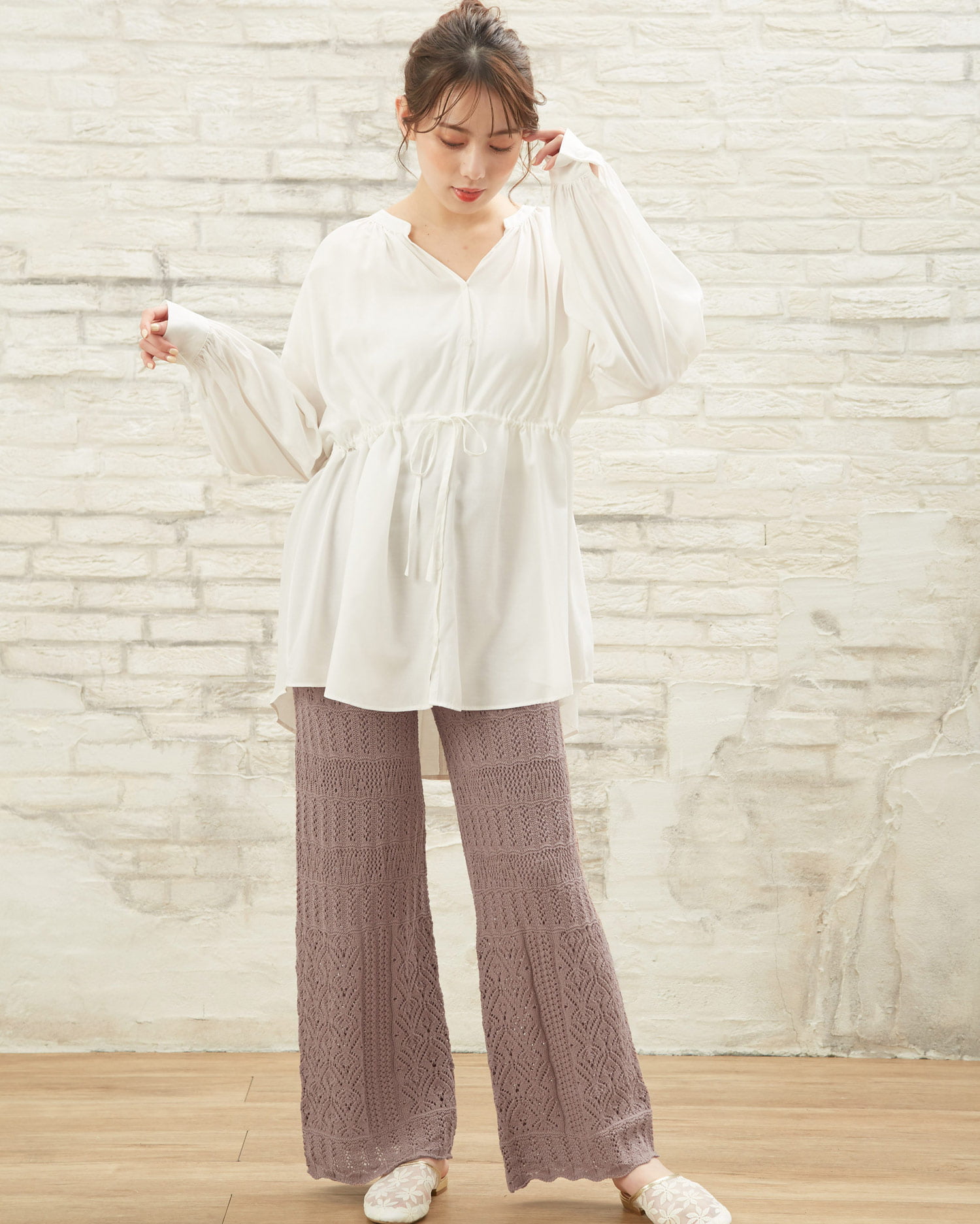 ドロストシャツ／デザインブラウス｜INGNI(イング) 公式通販｜INGNI STORE