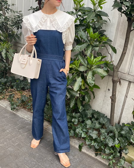 INGNI(イング) BIGレースフリル襟/袖ブラウス オフホワイト